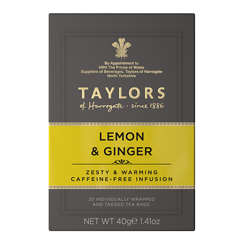 TAYLORS ΛΕΜΟΝΙ & ΤΖΙΝΤΖΕΡ | TAYLORS LEMON & GINGER TEA (20φ) 40g
